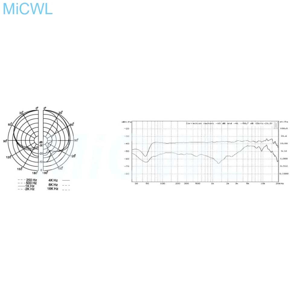 MiCWL A430 профессиональный конденсаторный кардиоидный микрофон с большой диафрагмой