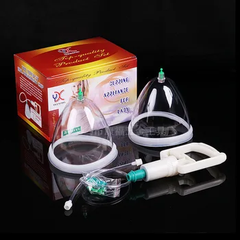 

Healthy Breast Enlargement pump for lady Vacuum Cupping Body Massager chest Enhancement Cupping with suction pump therapy Size L