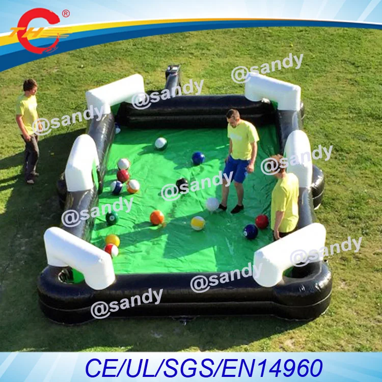 Buy free air ship to door,8x5m Inflatable pool table