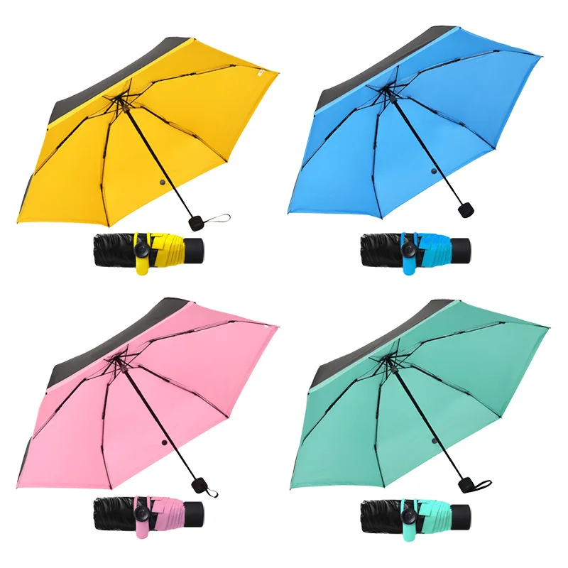 Зонт от дождя для женщин и детей, Paraguas, новинка, креативный, 195 г, супер легкий зонтик, Мини Карманы, зонт для мужчин,, Клубная цена, зонтик