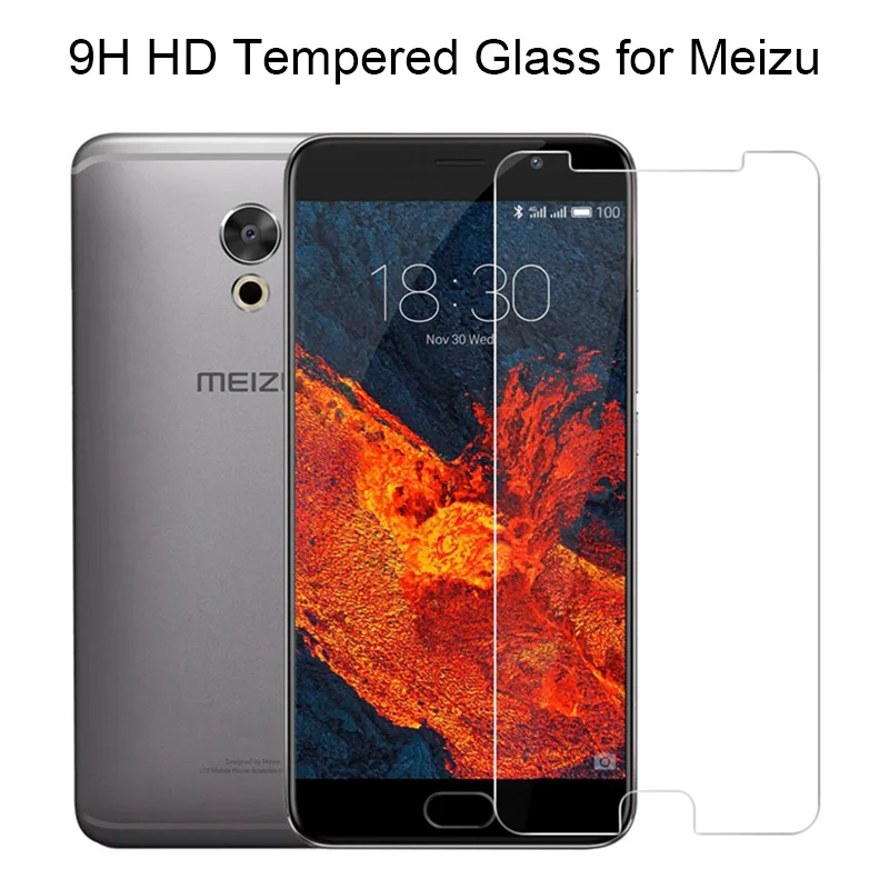 1/2 шт.! Закаленное стекло 9H HD для Meizu M6 M5 M3 M2 Note защитное на M6S M5S M3S|Защитные стёкла и