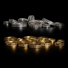 50 шт./лот, металлический плоский золотой бисер серебряного цвета, 6, 8, 10, 12 мм, металлические шайбы, разделительные бусины Rondelle для изготовления ювелирных изделий своими руками