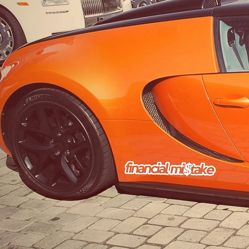 Divertente Errore Finanziario Adesivo Per Auto Decalcomania - Foto 5