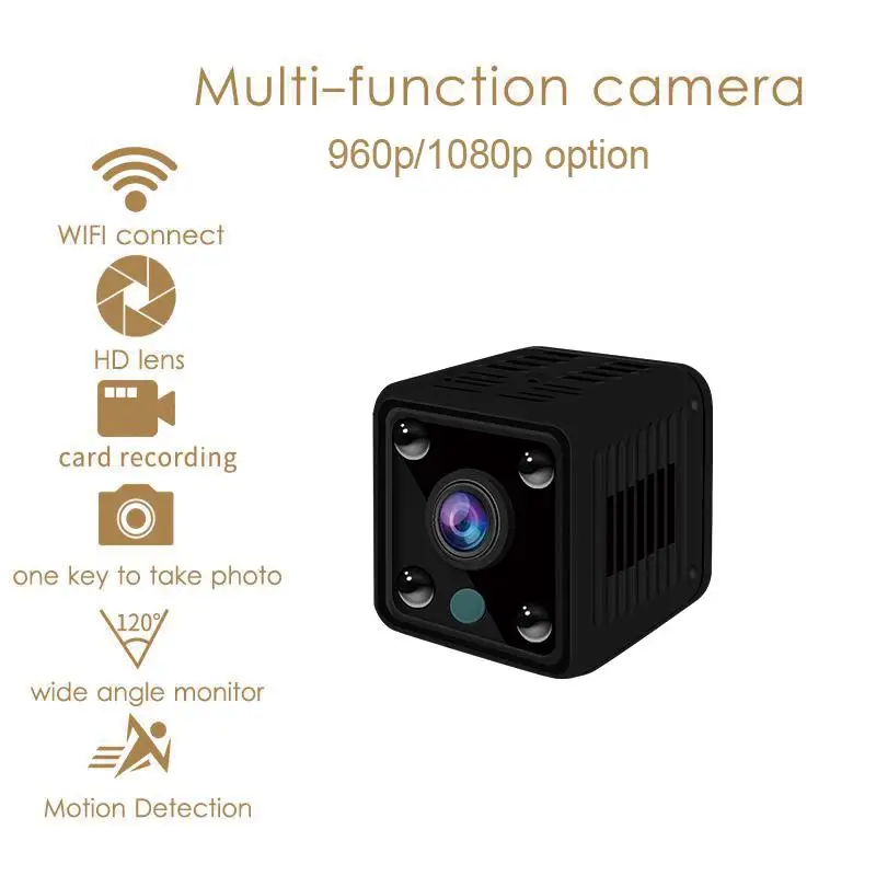 Маленькая Мини Wifi камера IP Беспроводная 1080P HD P2P видео CCTV Cam Домашняя безопасность мир ночного видения микрокамера