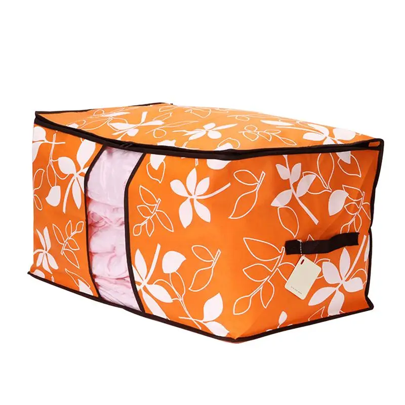 

OUNONA Collapsible See-through Quilt Storage Bag Home Storage Organiser Washable Wardrobe Clothes Storing Bags