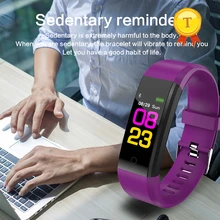 Новейший цветной дисплей бизнес-человек пульсометр BLE 4,0 смарт-браслет с защитой от потери расстояния калорий Поддержка ios android телефонов