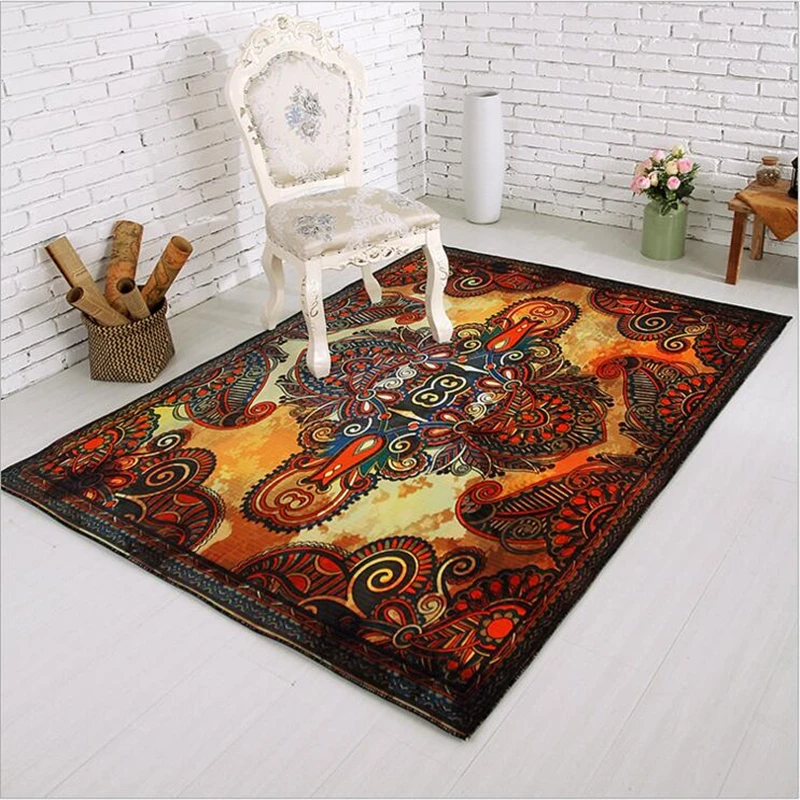 Original Design Polyester Modern Style Large Carpets For Living Room