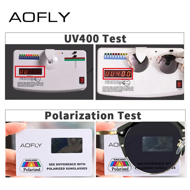 Женские винтажные поляризационные очки AOFLY брендовые дизайнерские