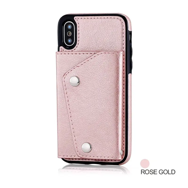 Luxury Cover for iPhone X Case Wallet Cards Slots (15)