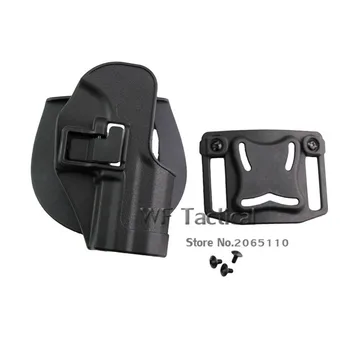 

Tactical CQC HK USP Belt Holster Paddle Right Hand Pistol Gun Holster For HK Compact USP Black