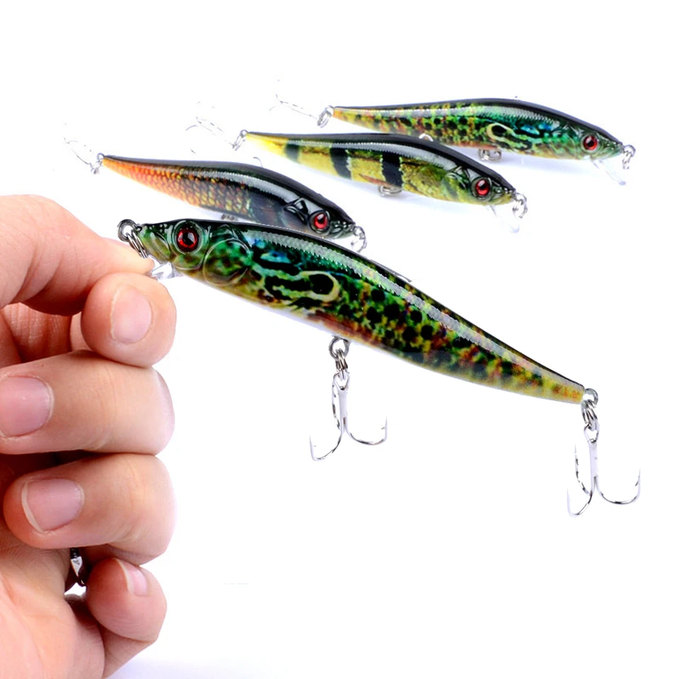 

1Pcs 10cm 10g Minnow Fishing Lure Wobblers Crankbait artificiais pesca Japan Hard Bait Swimbait fishing tackle