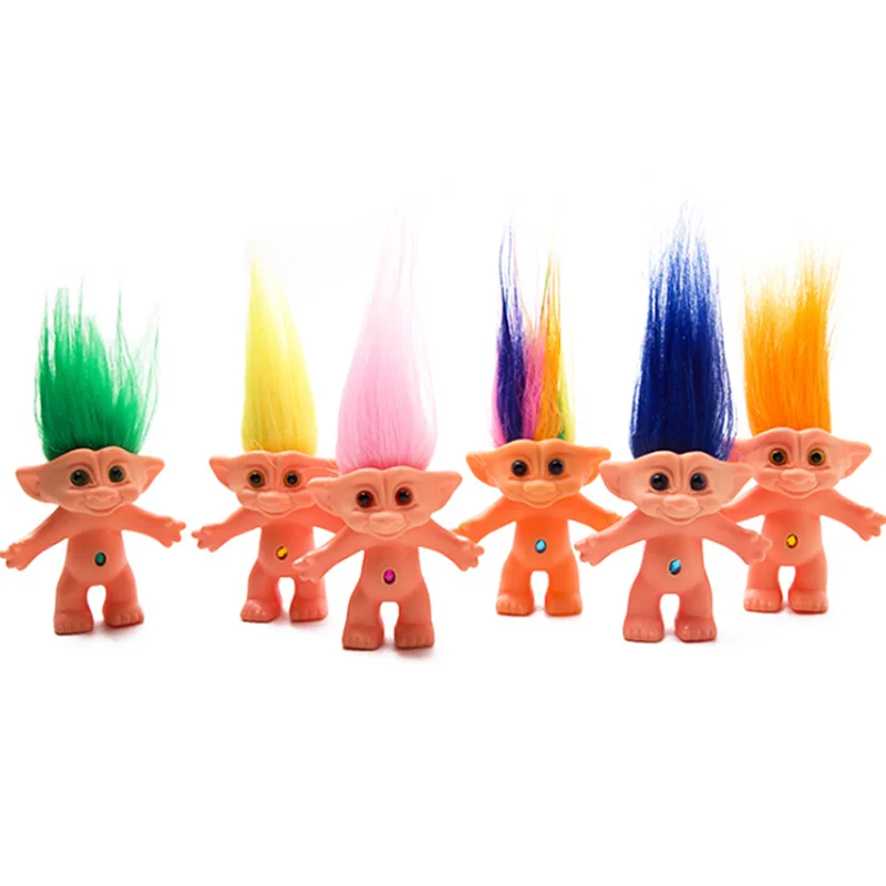 1 pcs Creative Send Their Children Christmas Gifts Toys Vinyl Ugly Doll Retro Troll Doll