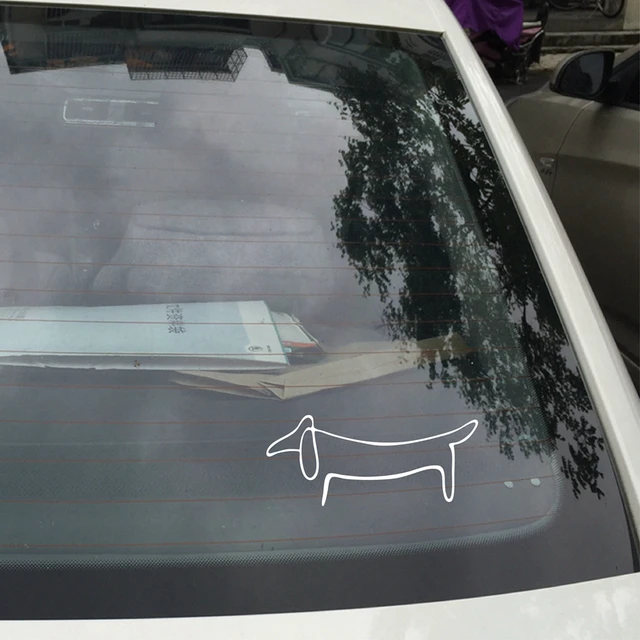 Dachshund Weiner Dog Vinyl Sticker Picasso Art Love Decals For Car