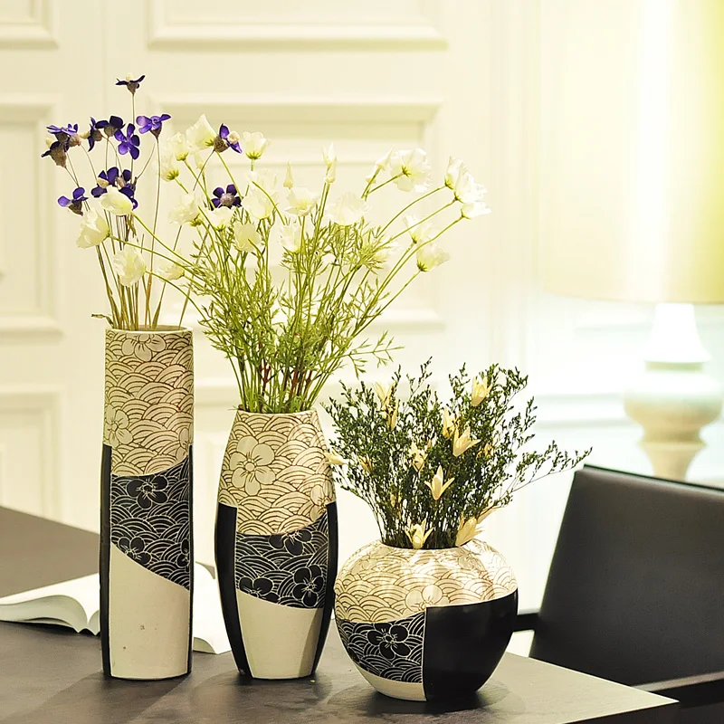 

Fashion hot-selling yunnan dried flowers quality artificial flowers decoration flower home ceramic vase Violet