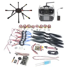 JMT DIY GPS Drone Carbon Fiber 8-axis Aircraft PX4 2.4.8 Flight Controller APM2.6 GPS 350KV Motor 40A ESC Radiolink AT9