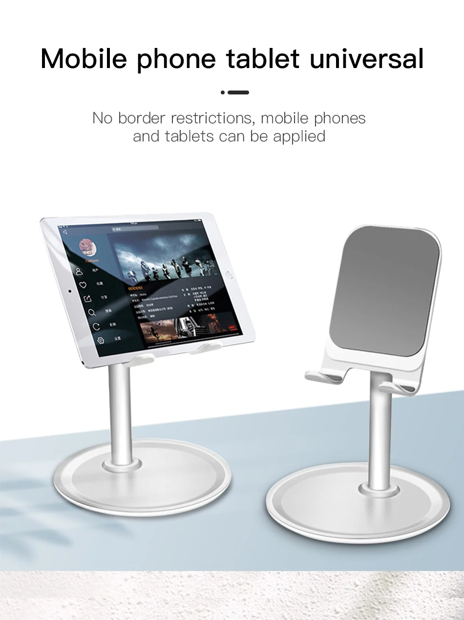 !ACCEZZ Flexible Phone Holder Metal For Iphone X XS Xiaomi Redmi Note 7 Samsung Desk Stand Tablet For ipad mini Support Bracket (3)