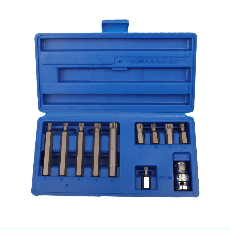 

11-piece M-type Twelve-point flower head Multi-functional set Screwdriver cheap screwdriver Screwdriver bit set
