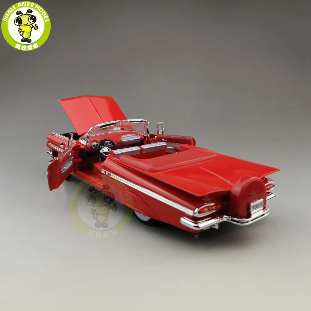 1/18 1959 «Chevrolet Impala» дорожная Подпись литой модельный автомобиль игрушки подарок для мальчиков девочек