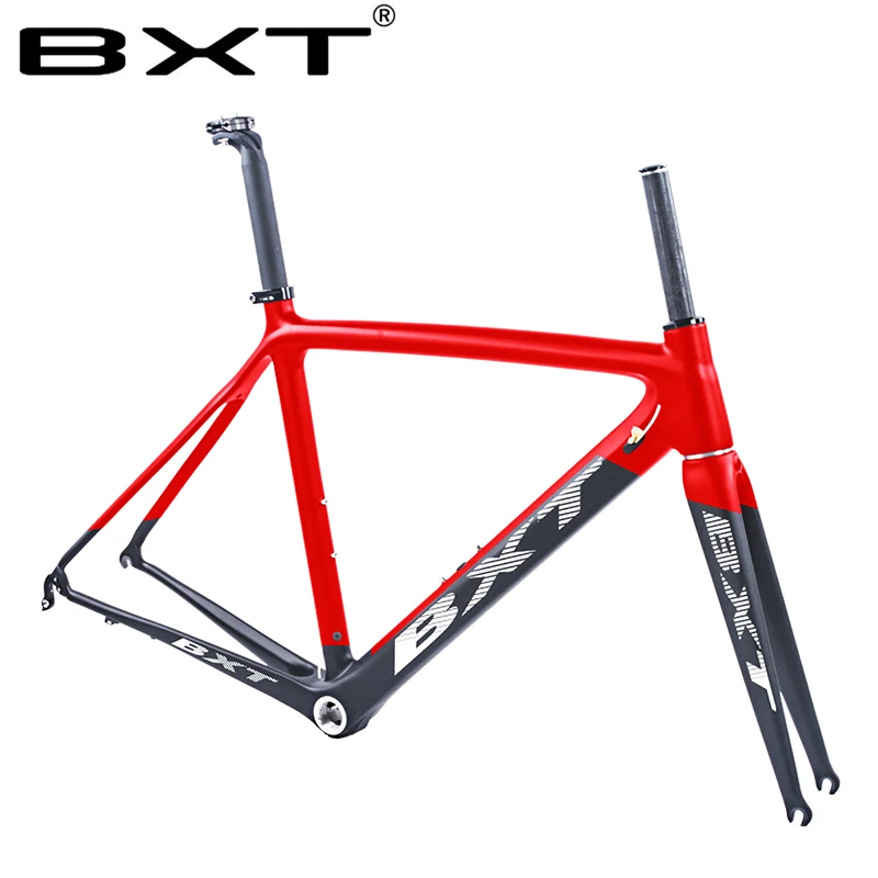 Clearance carbon road frame bicycles BXT 2017 DI2 V brake Road bike chinese carbon frames cycling bicycle frame with fork carbon road bike 1 Clearance carbon road frame bicycles BXT 2017 DI2 V brake Road bike chinese carbon frames cycling bicycle frame with fork carbon road bike 1