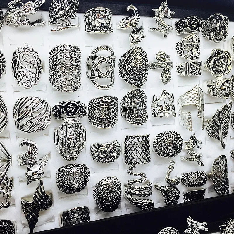 Женские кольца в стиле ретро 50 шт.|jewelry rings|brand ringring brand |