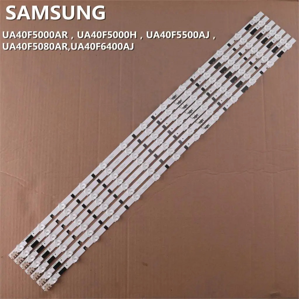 Комплект 14 шт. светодиодный полосы для samsung UE40F5000 BN96-25520A 25521A 25304A 25305A 2013SVS40F D2GE-400SCA-R3 D2GE-400SCB-R3