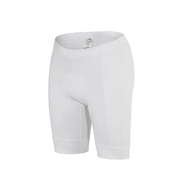 white cycling bib shorts