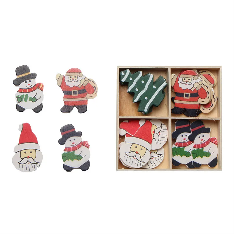 20pcsbox Christmas Wooden Labels Christmas Closet Window Wall Stickers Decor Christmas Decorations For Home N22 (4)