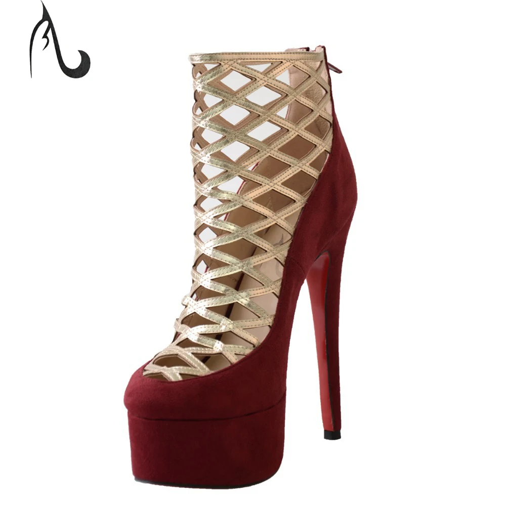 

BC Newest Spring Summer Women's Flock Party & Casual & Dinner Round Toe Pumps With High Heels Fashion Basic Red Bottoms Pumps