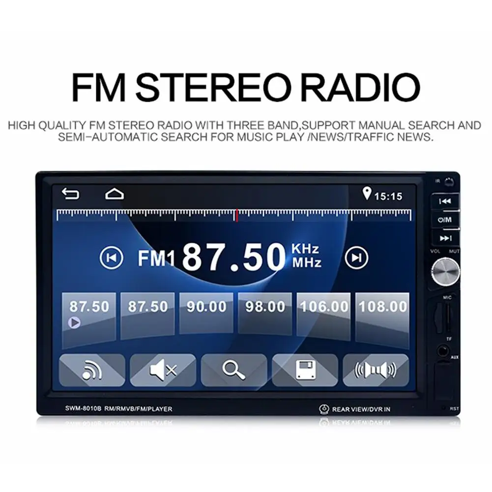 

2018 New Universal 8011B Car MP4 MP5 Player 7 Inch Bluetooth Car Multimedia USB/TF FM Dropship 7.11