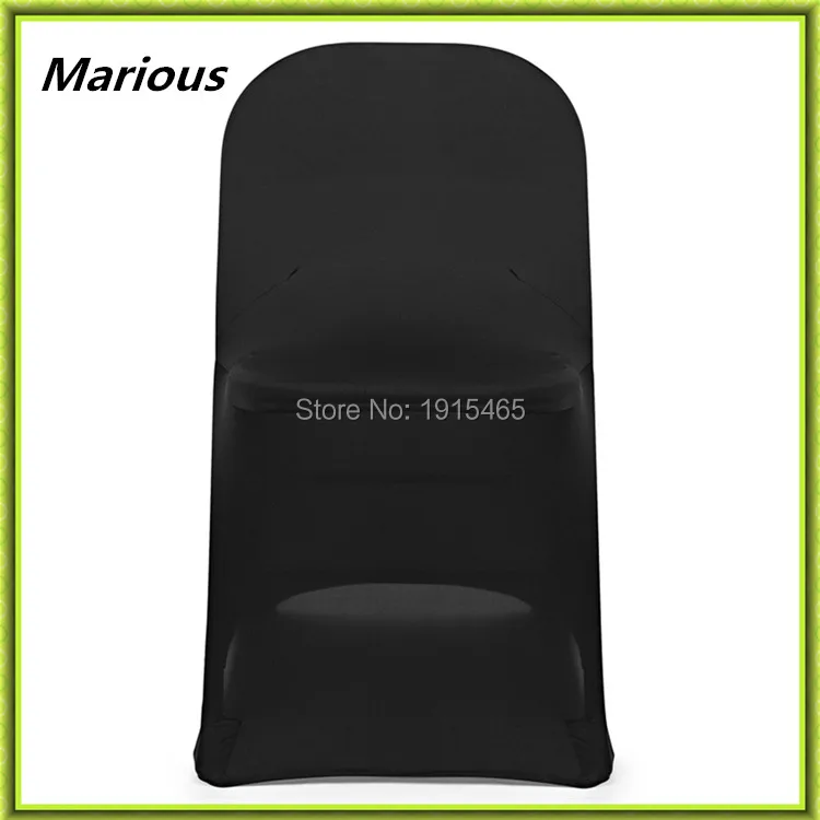 Marious брендовые Свадебные черные и белые чехлы для стульев из спандекса дешевые