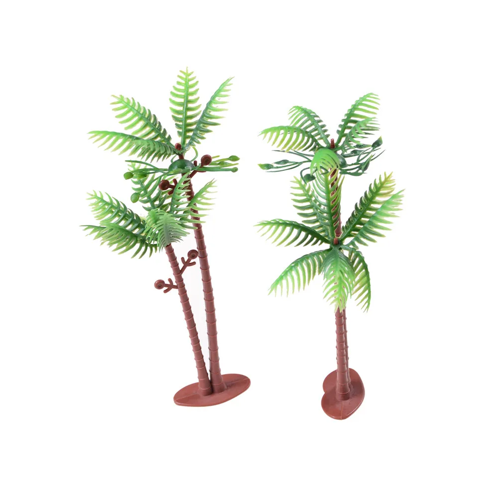 

2pcs Coconut Tree Model Railway Park Layout Scenery Dollhouse Decoration Wholesale