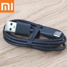 

Original Xiaomi mix 3 Charger Cable Usb Type C Mi 8 Mi A2 A1 Mix 2s Max3 mi6 mi5s mi4c Smartphone 100cm black charge power cable