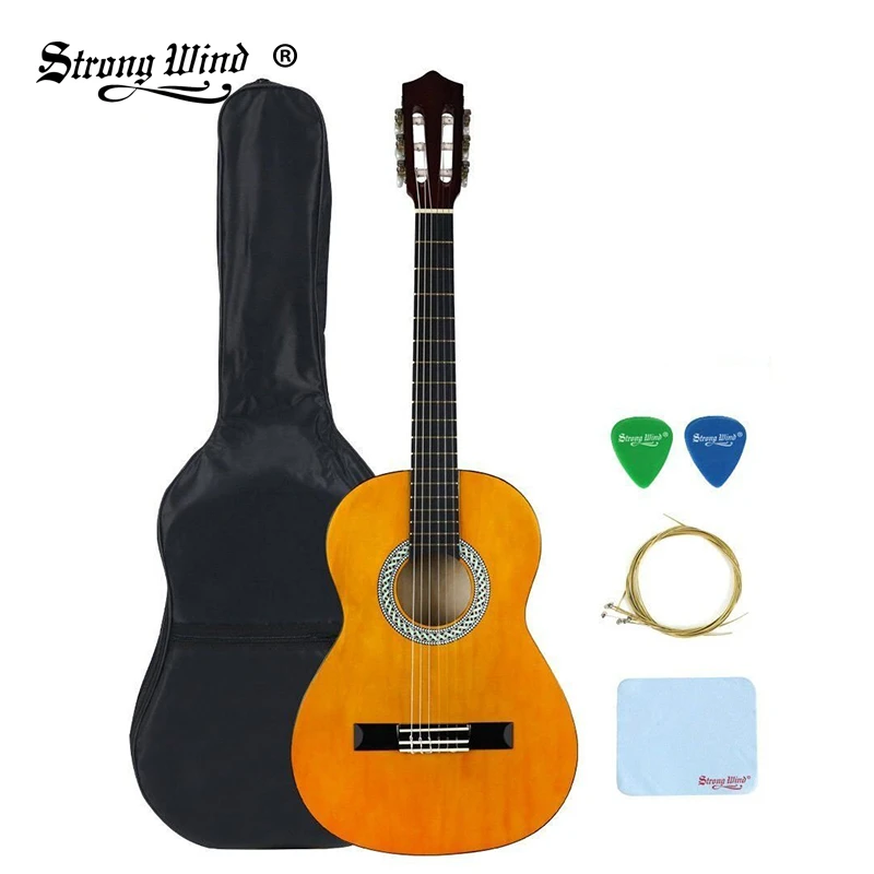 Angin 3 4 Ukuran 36 Inci Klasik Gitar Akustik 6 Nilon String Basswood Guitarra Untuk Pemula Anak Unisex Semi Tertutup Classical Acoustic Guitar Guitar 6guitarra Guitarra Aliexpress