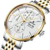 Reloj mecánico automático de lujo para hombre, cronógrafo deportivo de negocios, de acero completo, resistente al agua, Masculino, 2022 ► Foto 2/6