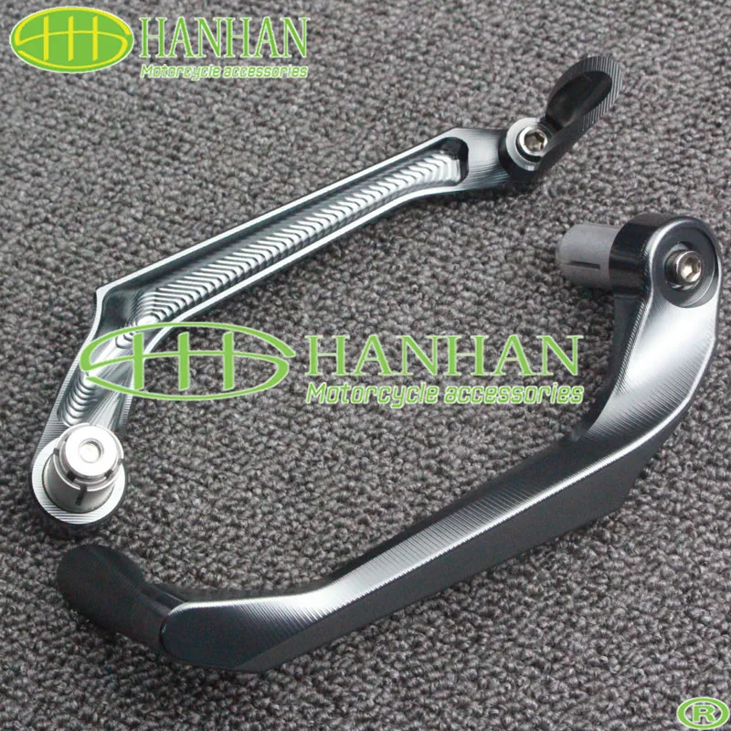 Universal CNC Motorcycle Brake Clutch Levers Protector Guard For Motorbike With 22mm 7/8'' Handlebar Grip Ends Handguards Motors