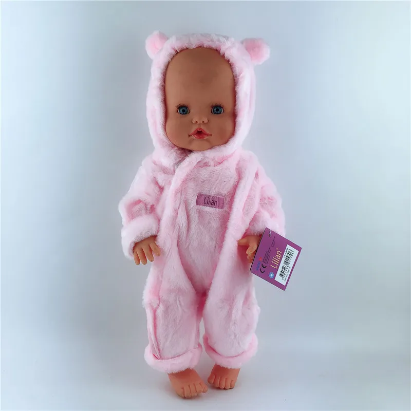 

New Pink Bear Suit Fit 35/42 cm Nenuco Doll Nenuco y su Hermanita Doll Accessories