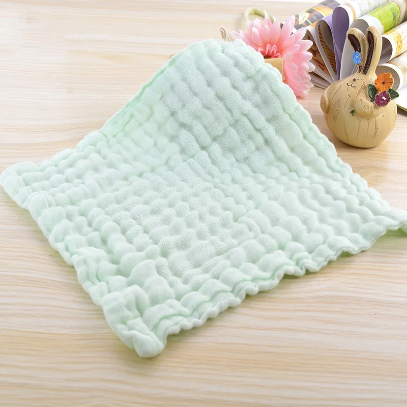 

30x30 100% gauze cotton baby handkerchief square towel muslin cotton soft infant face towel wipe cloth Appease Towel Hot