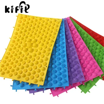 

KIFIT Colorful Acupuncture Moxibustion Foot Massager Medical Therapy Mat Foot Blood Circulation Massage Pad Health Care Tool