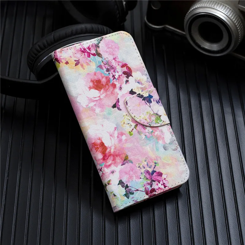 Huawei Y6 Case Leather Case on For Coque Huawei Y6 Cover for Huawei Y 6 Y6 Prime Case Fundas Wallet Cover