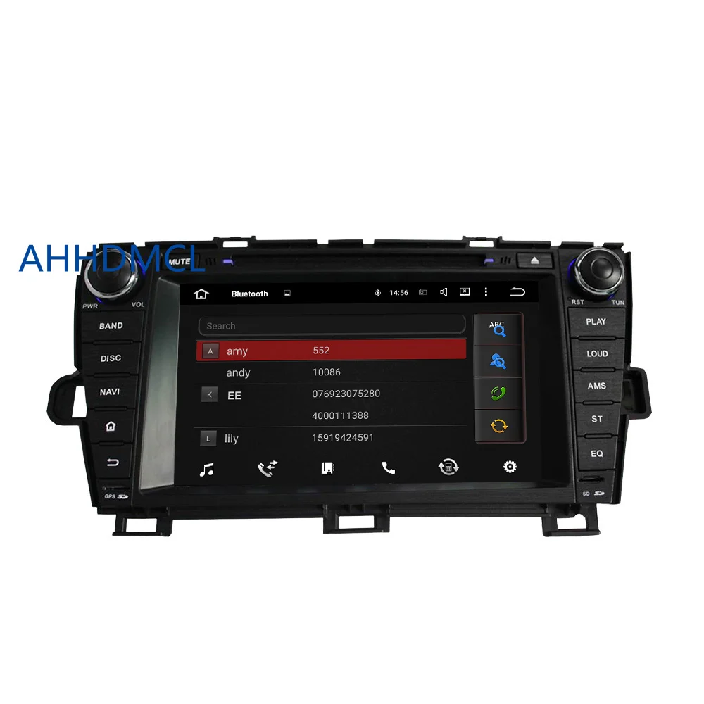 Discount Car Multimedia Player Stereo Audio Radio DVD Player Android 8.1.0 GPS For Toyota Prius Left Hand Drive 2009 2010 2011 2012 2013 6