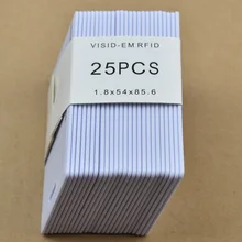 25 шт./лот 125 кГц rfid тег EM ID TK4100/EM4100 Толстые карты система контроля доступа карты RFID карты