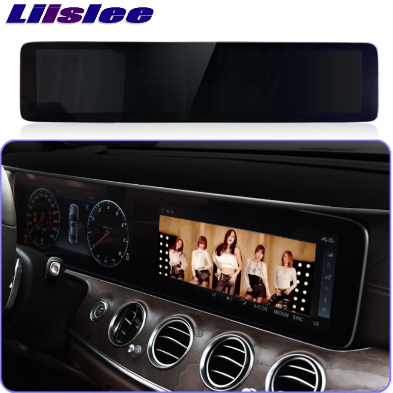 Cheap Liandlee Car Multimedia Player CarPlay Adapter NAVI For Mercedes Benz MB E Class W213 E200 E300 2016~2019 Stereo GPS Navigation 12