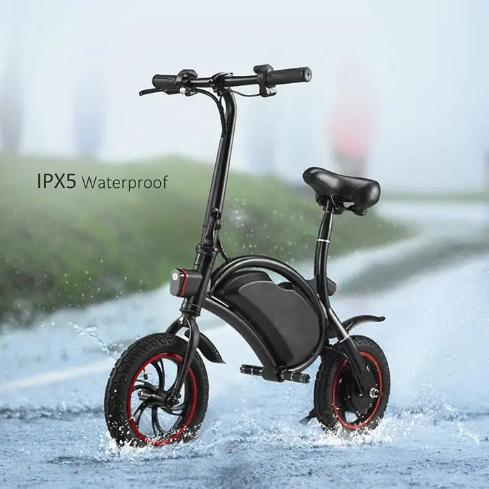 Top Aluminum Folding Electric Bike 350W 36V 20-30km/h Lightweight E-Bike Portable Electric Bicycle 10