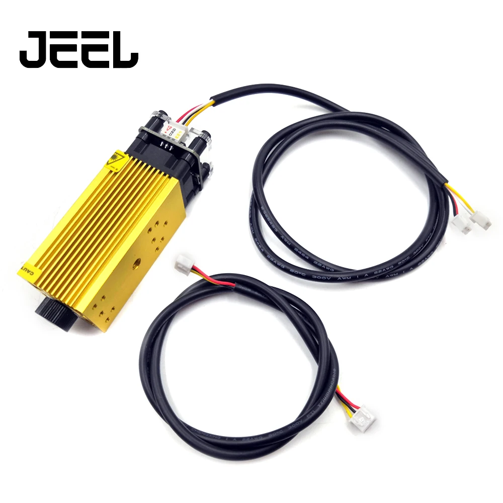  DIY Laser Module 0.5W/2.5W/3.5W/5.5W 12V With TTL/PWM Adjustable Focus Blue Laser Head For Engravin