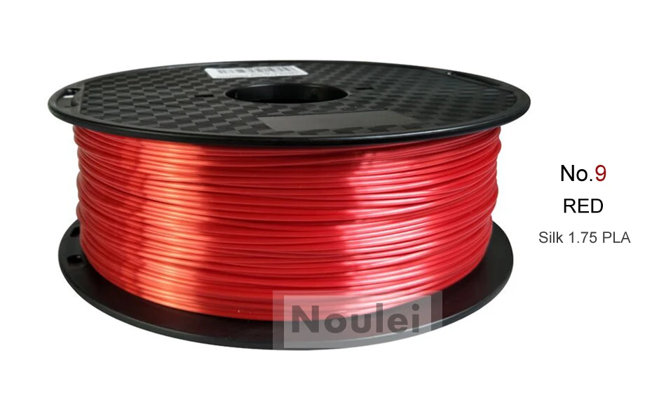 9 3D Printer Filament 1.75 SILK PLA RED