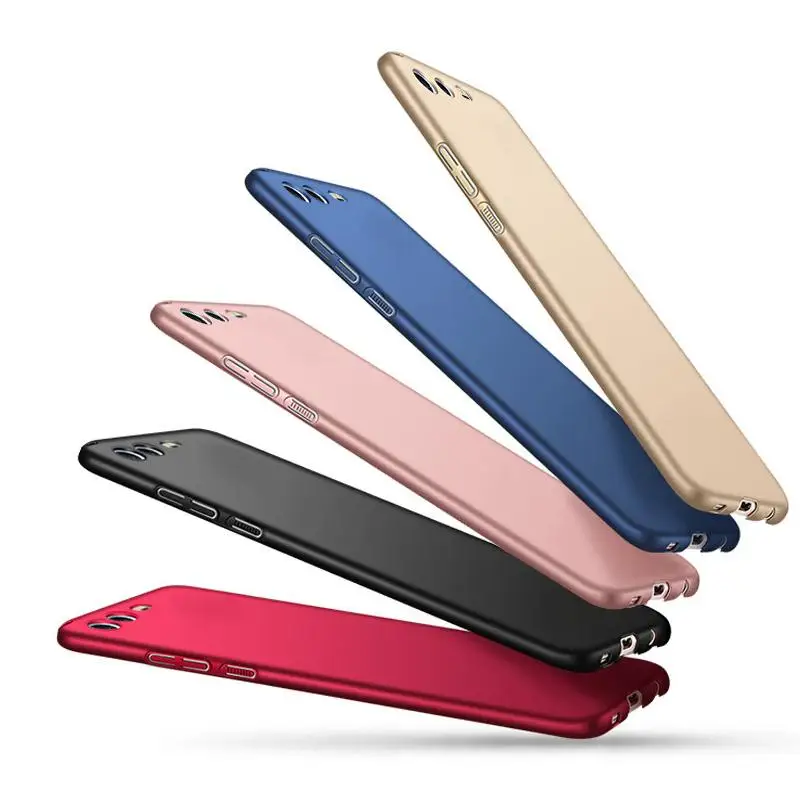 Para huawei honor 9 funda PC funda dura para huawei honor 9 MOFi honor 9 funda trasera Azul Rojo capa funda negra pura 5,15\