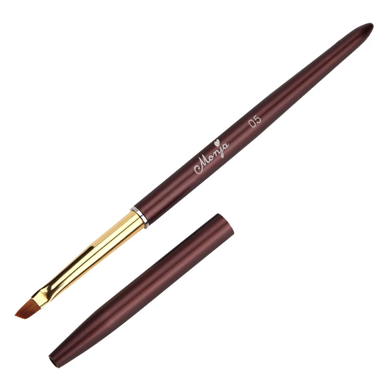 Металлическая ручка для ногтей полосы линии лайнер живопись акриловый УФ гель Расширение строитель Стразы ручка французский дизайн ногтей кисть для рисования