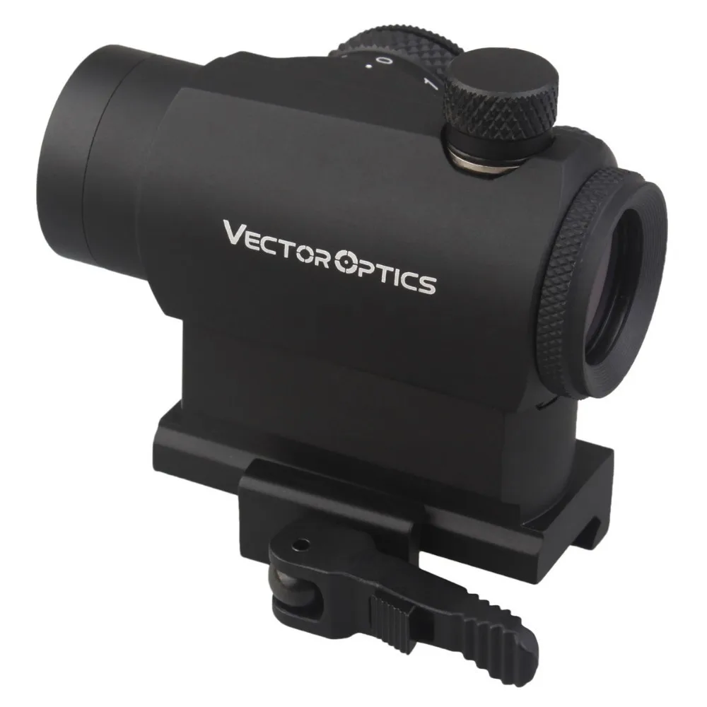 Vector Optics Maverick 1x22 Tactical Compact Red Dot Sight Red Dot Sight Quick Release QD Mount For Real Rifles Handguns Airsoft
