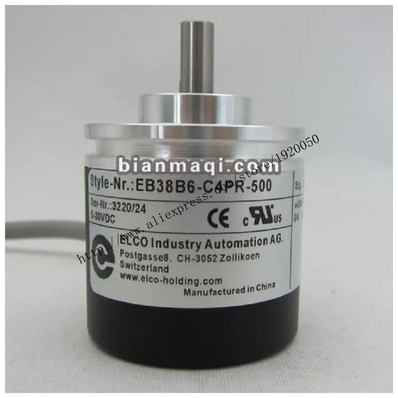 

Elco ELCO EB38B6-C4PR-500 encoders solid shaft 6mm 500 cable outer diameter of 38mm