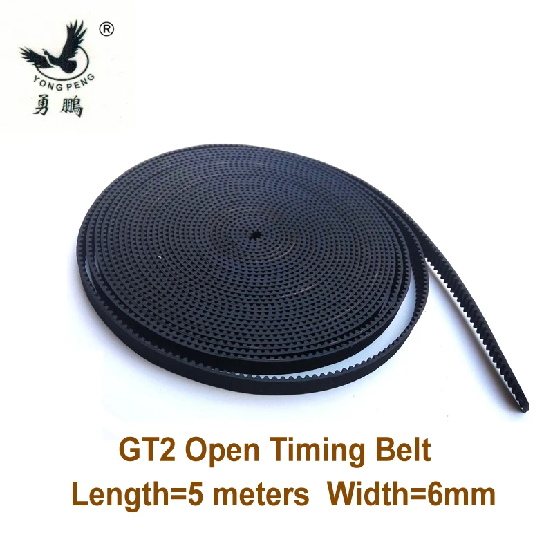 Witbot 5 Meters GT2 6mm Width 2mm Pitch Timing Belt for 3D Printer Witbot 5 Meters GT2 6mm Width 2mm Pitch Timing Belt for 3D Printer